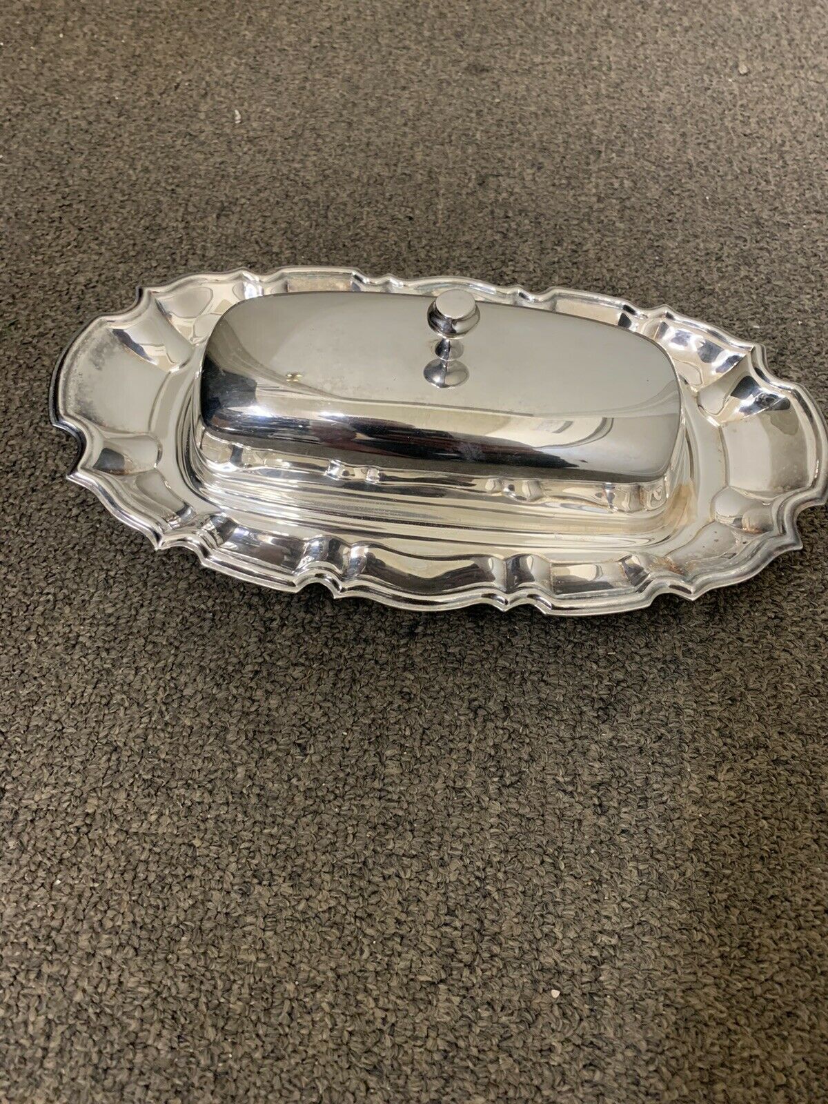 Towle Silver Plate Butter Dish Insert In The Wrapper Still Excellent Condition
