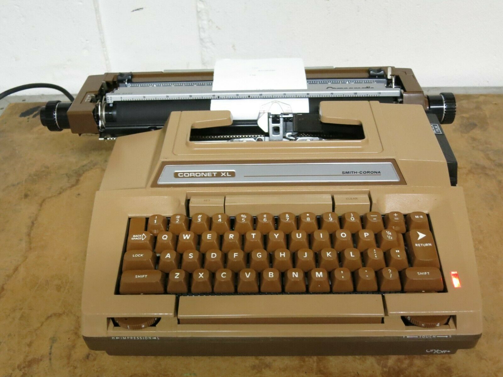 Vintage Coron Coronet Xl Electric Typewriter