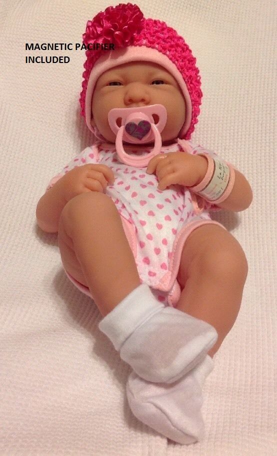 New~ Precious Preemie Berenguer La Newborn Doll + Extras Magnetic Pacifier